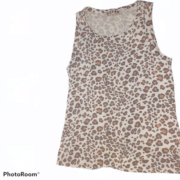 Dolan open back cheetah print tank size xsmall - Picture 2 of 5